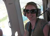 Fiona flying over Niagara Falls, Canada